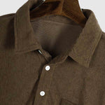Men's Corduroy Short Sleeve Shirt