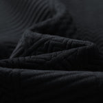 Relax Fit Geometric Jacquard Sweatshirt