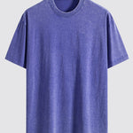 3 Pieces Washed Distressed Drop Shoulder T-Shirt