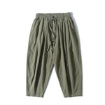 Summer Wide-Leg Crop Pants