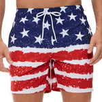 2 In 1 Stars And Stripes Print Swim Shorts