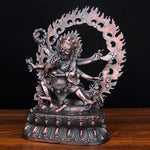 Buddha Stones Tibet Mahakala Bodhisattva Figurine Compassion Copper Statue Decoration