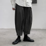 Casual Wide Leg Nine Point Harem Pants