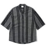 Casual Retro Striped Loose Shirt