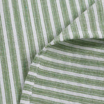 Men's Textured Striped Cuban Collar Short Sleeve Shirt