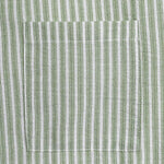 Men's Textured Striped Cuban Collar Short Sleeve Shirt