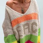 Zeagoo Women's Bohemian Casual Pullover Sweater Dress