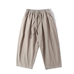 Loose-fitting Wide-leg Casual Straight-leg Pants