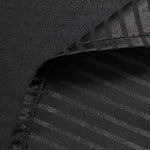 Men's Satin Striped Business Casual Short Sleeve Shirt