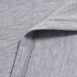 Men's solid color cotton basic round neck short-sleeved T-shirt