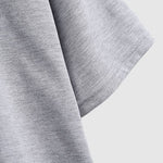 Men's solid color cotton basic round neck short-sleeved T-shirt