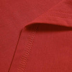 Men's solid color cotton basic round neck short-sleeved T-shirt