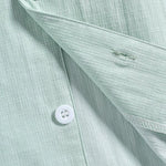 Men's textured Cuban collar casual short-sleeved shirt