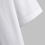 Men's solid color cotton basic round neck short-sleeved T-shirt