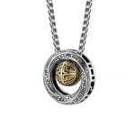 FREE Today: Cleanse The Aura Mobius Lucky Bead Copper Wealth Necklace Pendant