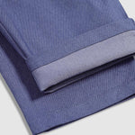 Men's Business Zip Fly Solid Color Flap Detail Slim Fit Pants