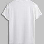 Men's "BOSTON" letter print casual crew neck T-shirt