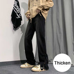 Street Zip Straight Jeans
