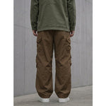 Japanese Loose Multi-pocket Straight-leg Cuffed Cargo Pants