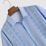 Men's Hawaiian Print Beach Resort Short Sleeve Shirt