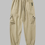 Men's multi-pocket drawstring cargo pants