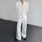Tweed Loose-fitting Suit Collar Jacket
