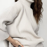 Zeagoo Women's Casual Two Pieces Sets Turtleneck Sweater and Midi Skirt Suits