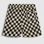Men's Plaid Floral Satin Shorts