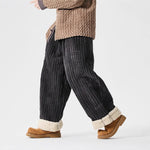 Thickened Reversible Corduroy Trousers