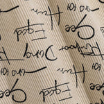 Men's Corduroy Letter Print Casual Short Sleeve Shirt