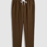 Men's Textured Cuban Collar Shirt Casual Pants Set