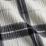 Men's Pleated Plush Plaid casual shorts