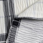 Men's Pleated Plush Plaid casual shorts