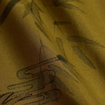 Men's Chinese Style Crane Pattern Satin Shorts