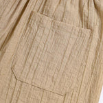 Men textured  Slant Pocket Drawstring Waist Solid Shorts