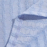 Men's striped texture casual elastic waist drawstring shorts