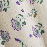Men's Printed Floral Cutout Button Short Sleeve Shirt