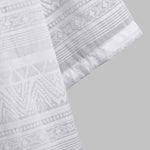 Men's Vintage Sheer Sexy Casual Short Sleeve Shirt