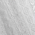 Men's Lace Hollow Loose Fit Cuban Collar Short Sleeve Shirt