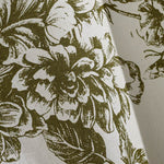 Men's Cotton Linen Plant Print Casual Short Sleeve Shirt