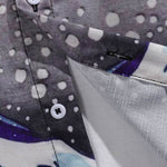 Men's Japanese wave print short-sleeved shirt