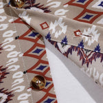 Men's Aztec Retro Print Skin-Friendly Casual Short Sleeve Shirt