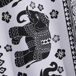 Men's Retro Floral Print Skin-Friendly Casual Button Short Sleeve Shirt