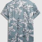 Men's Chinese Style Printed Casual Short Sleeve Shirt