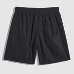 Men's Casual Double Pocket Drawstring Elastic Waist Shorts