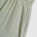 Men's Casual Double Pocket Drawstring Elastic Waist Shorts