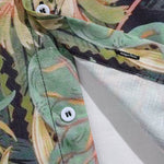 Men's Maple Leaf Print Casual Short Sleeve Shirt