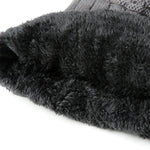 Men's Knitted  Matching Integrated Hat
