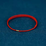 Buddha Stones "Blessings for Clear Connections" 925 Sterling Silver Lucky Golden Bead String Bracelet Anklet Includes Gift Message Card