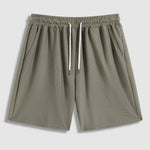 Men's comfortable textured T-shirt casual shorts set